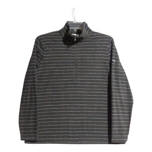Columbia fleece sweater XL womens striped 3/4 zip long sleeve standup collar